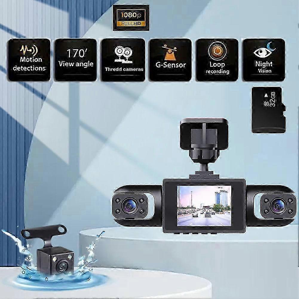 Vollbild-Autokamera-System 360-Grad-Panoramaaufnahme 4K-Auflösung 1080p