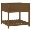 VidaXL Planter with Shelf Honey Brown 82.5x82.5x81 Cm Pine Wood 823797