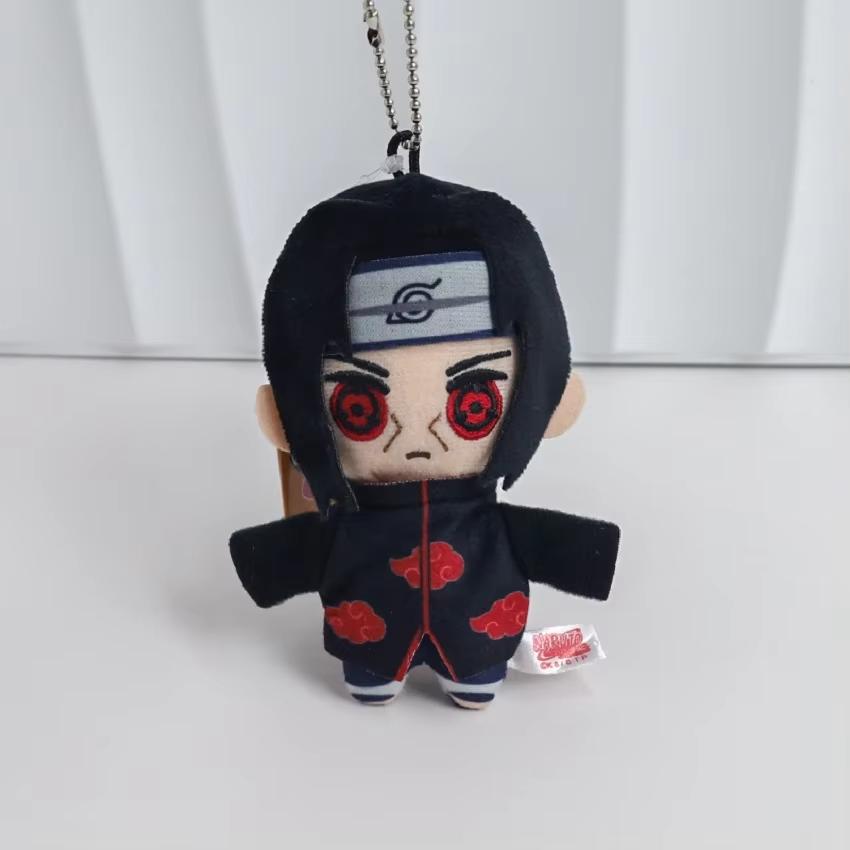 Naruto Shippuden Stuffed Doll Itachi Uchiha/Naruto Uzumaki/Sasuke Uchiha/Kakashi Cartoon Plush Pendant Keychain Ornament Toys