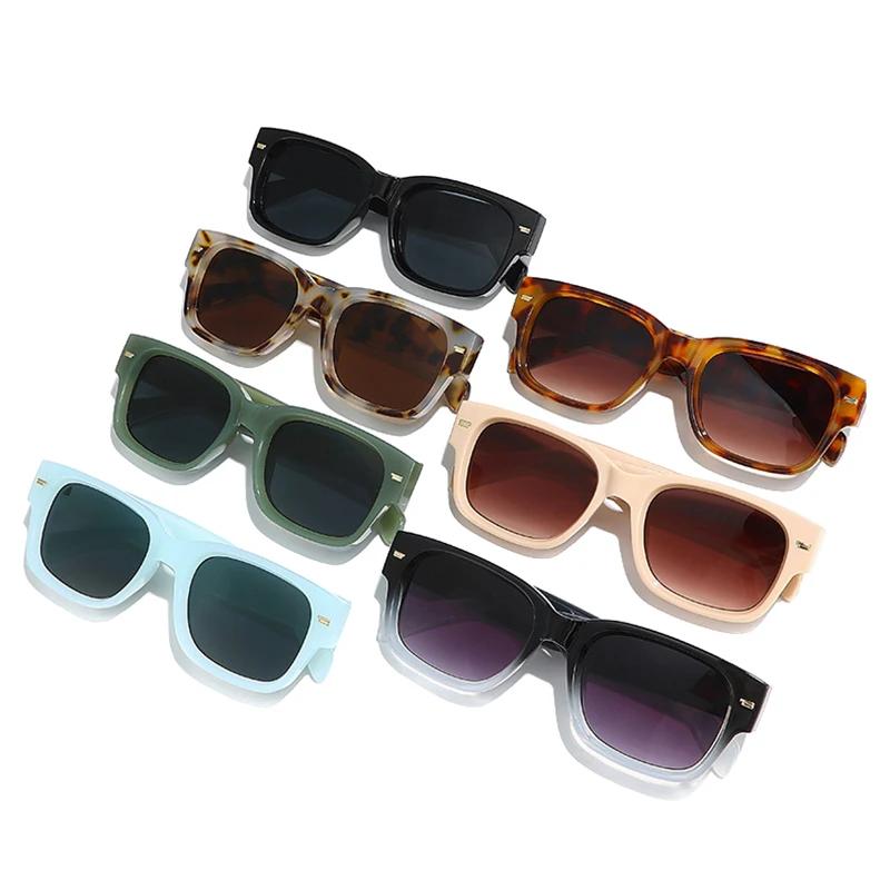 Square Jelly Color Sunglasses for Men New In Sunglasses Fashion Gradient Shades UV400 Women Luxury Sun Glasses