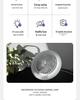 LED Bulb Ceiling Fan with Modern Minimalist Design for Living Room or Balcony