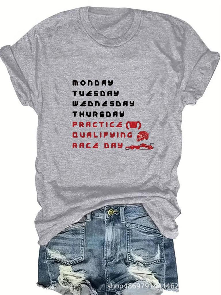 Women's Cross-Border Fashion Crewneck T-Shirt