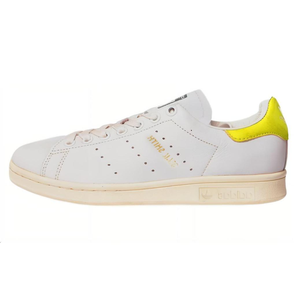 Adidas Stan Smith Cushioning Durable Low-Top Sneakers Unisex Sneakers White Yellow BY9046