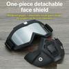 New Type Personalized Harley Goggles Face Mask for Cycling ,Skiing or Fishing Removable Hood Mask Face Mask System