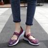 Summer Mary Janes Women Sandals Beach Lazy Shoes White Blue Casual Weave Soft Slip On Walking Color Sandals Large Size