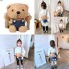 Plush Childrens Small Bear Backpack With Shockproof Features For Kids