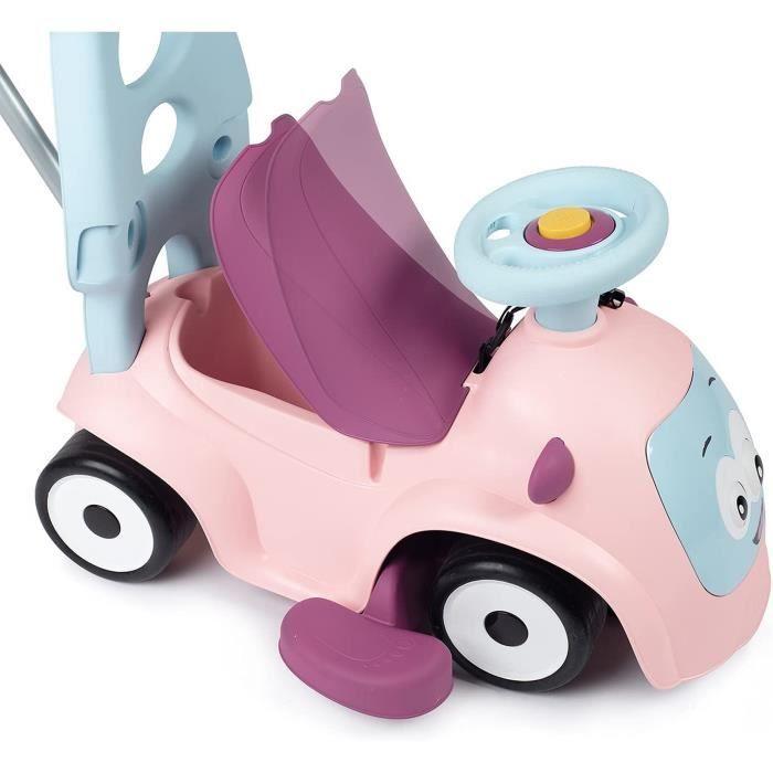 Smoby - Porteur Maestro Balade Rose - Pour Enfant Dès 6 Mois - Evolutif - Roues Silencieuses - Klaxon
