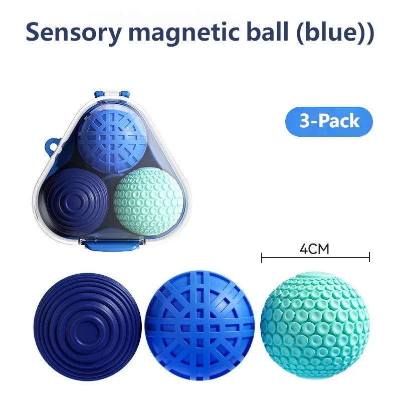 Silikon Magnetische Sensorische Bälle Fidget Spielzeug Kind Erwachsene Angstlinderung Stress Sensorische Spielzeuge Texturen Dekompression Magnetischer Ball
