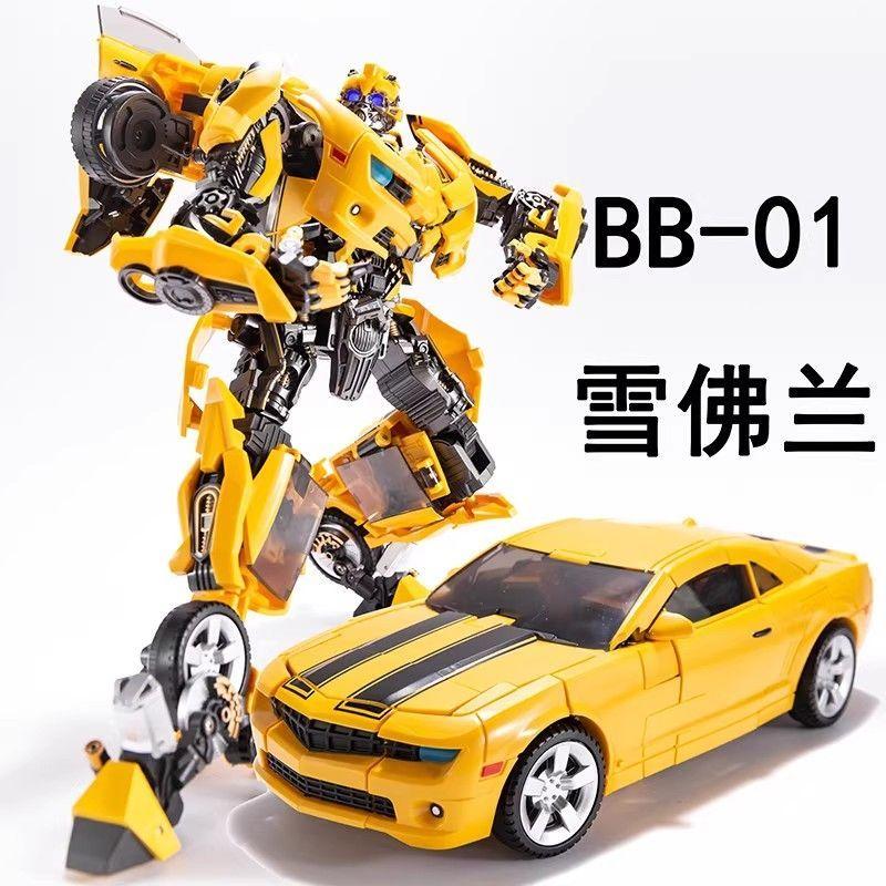 Deformation Action Figure Toys Black Bumblebe Transformation Robot Hornet Warrior Model Autobots Car BB02 BB01 MPM03 Poseable Articulated Scale