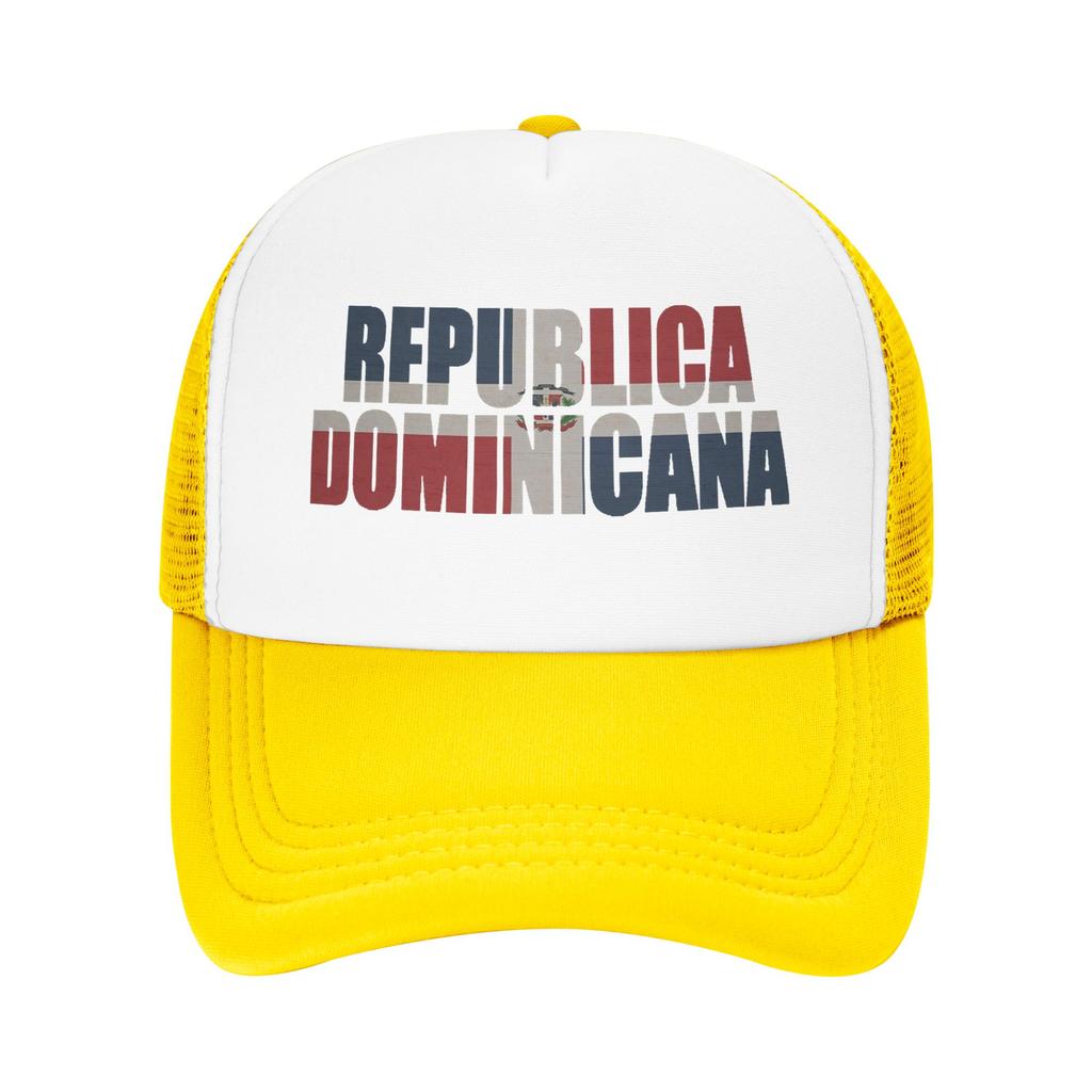 Republica Dominicana Dominican Mesh Baseball Caps Fitted Sun Caps Hats Adjustable Snapback Caps Golf Hats Summer Trucker Hat