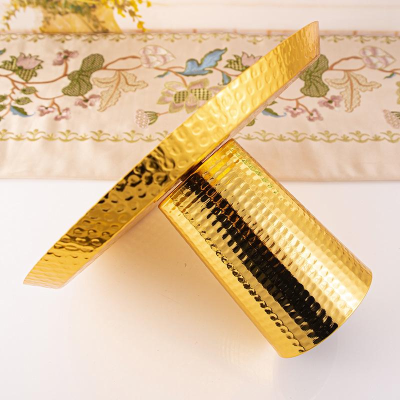 Simple European wrought iron tall cake plate wedding birthday cake plate afternoon fruit snack cake tray