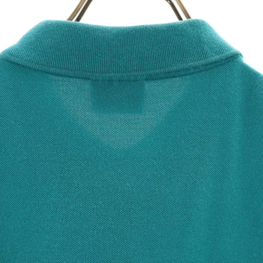 Lacoste Short Sleeve Polo Shirt 42 Turquoise Fawn Women Used
