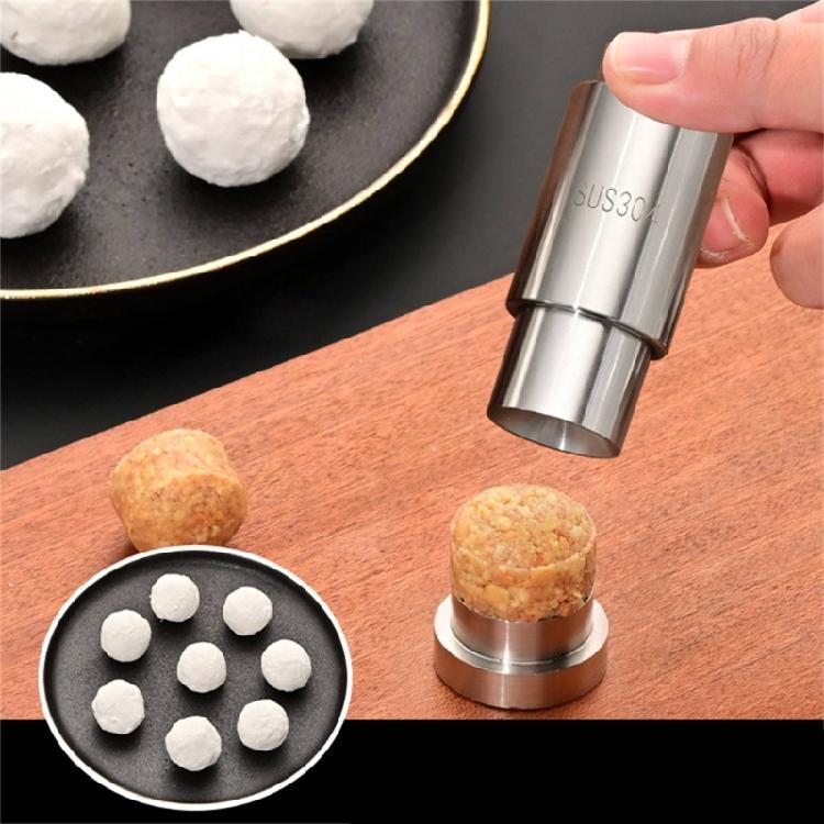Premium 304 Stainless Steel Dessert Mold Perfect For Shaping Homemades Tangyuan And Pastries Tangyuan Making Mould