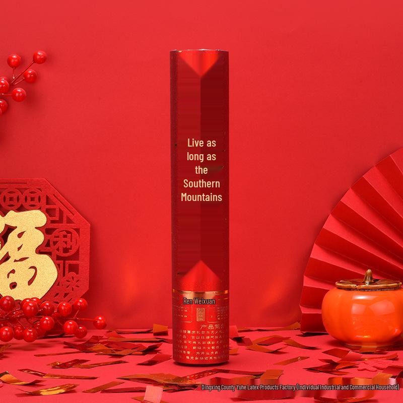 Elder Birthday Celebration Confetti Cannon – Handheld Decoration for a Festive Atmosphere