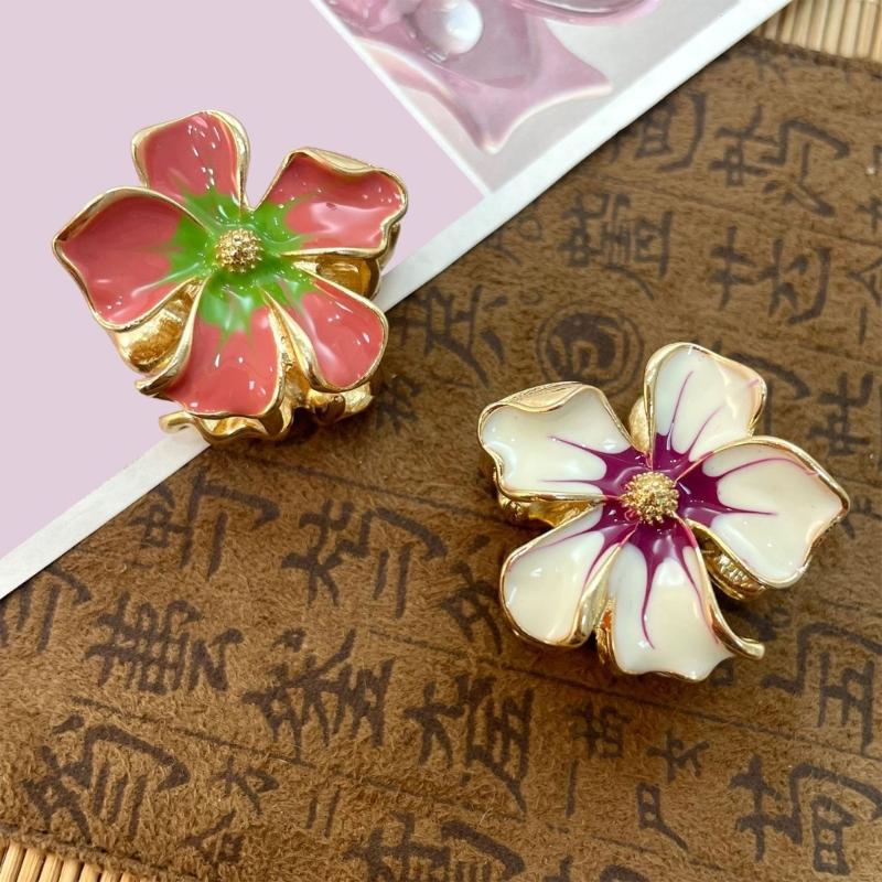 Creative Floral Claw Hairpins Elegant Hair Accessories Strong Hold Fashion Hair Accessories for Daily Prom Occasion