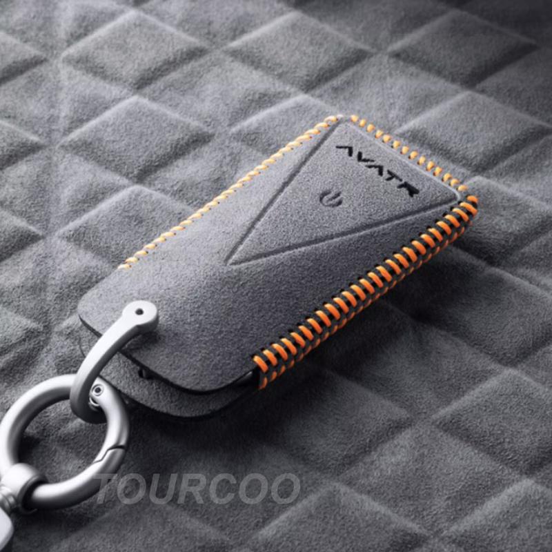 For Avatr 07   Car Key Case Keychain Buttons Acceeories