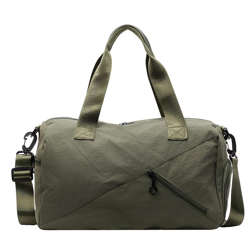 Женская сумка-тоут большой вместимости, школьная сумка через плечо, дорожная сумка для пригородных поездок, сумка для хранения вещей зелёный