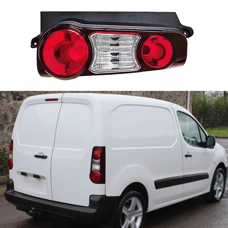 Car Rear Tail Light Housing for Peugeot Partner Citroen Berlingo MK2 Van 3 2012 2013 2014 2015-2019 2 Rear Door Models