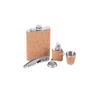 Shangqi Portable Stainless Steel Hip Flask Gift Set