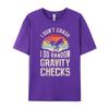 I Dont Crash I Do Random Gravity Checks Mountain Biking 3XL Men Clothing High Quality Mens TShirt Memorial Day