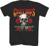 Guns N'Roses T Shirt 87-88 Tour Front & Back Print Adult Black 80s Rock Band Vintage Style Graphic Tees