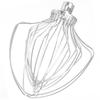Stainless Wire Whip Whisk Electric Mixer Attachment for KMS8990NP 7QT KSM8990DP