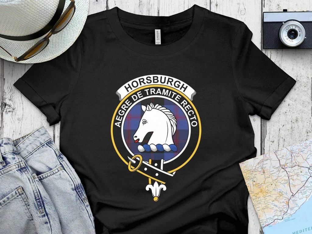 Horsburgh Scottish Clan Crest Tartan T-Shirt Sweatshirt