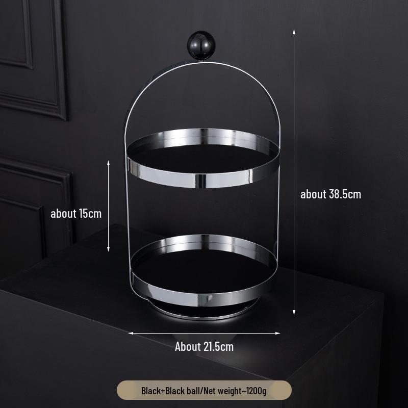 

Кованая железная многоярусная полка для хранения для спальни, ванной комнаты и кухни. Default