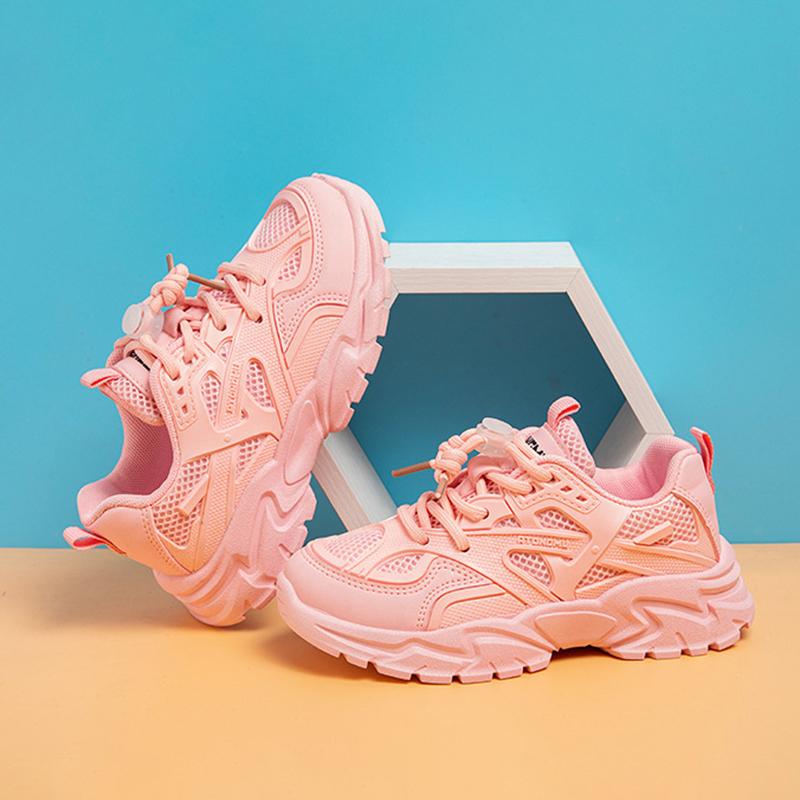 Детские дышащие сетчатые кроссовки. Детская нескользящая прочная уличная обувь — фото 3