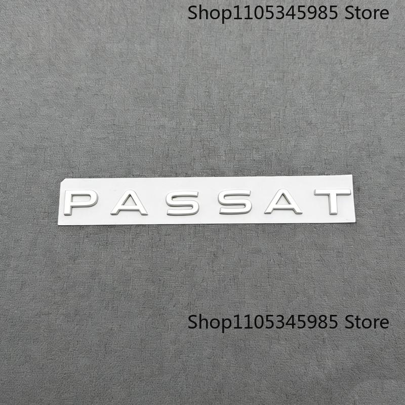YKPSC1 Car Tail Rear Trunk PASSAT Emblem Fender Side Sticker Decal For Volkswagen PASSAT B8 Car Body Sticker Letter Logo VW Accessories