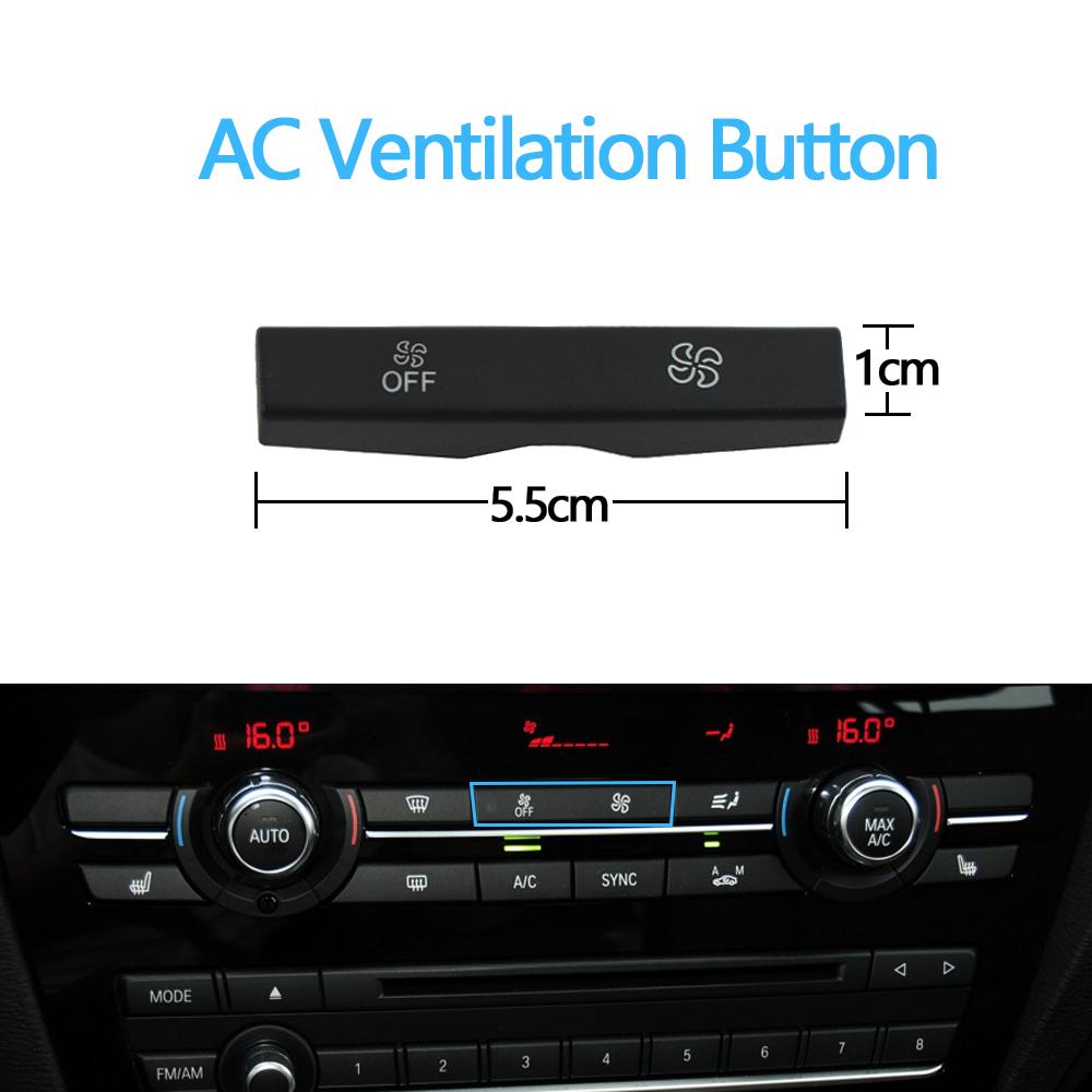 

Приборная панель, кондиционер, кнопка переменного тока, крышка для ключа, ремонтный комплект, замена для BMW X3 F25 2014-2017 X4 F26 Ventilation Button