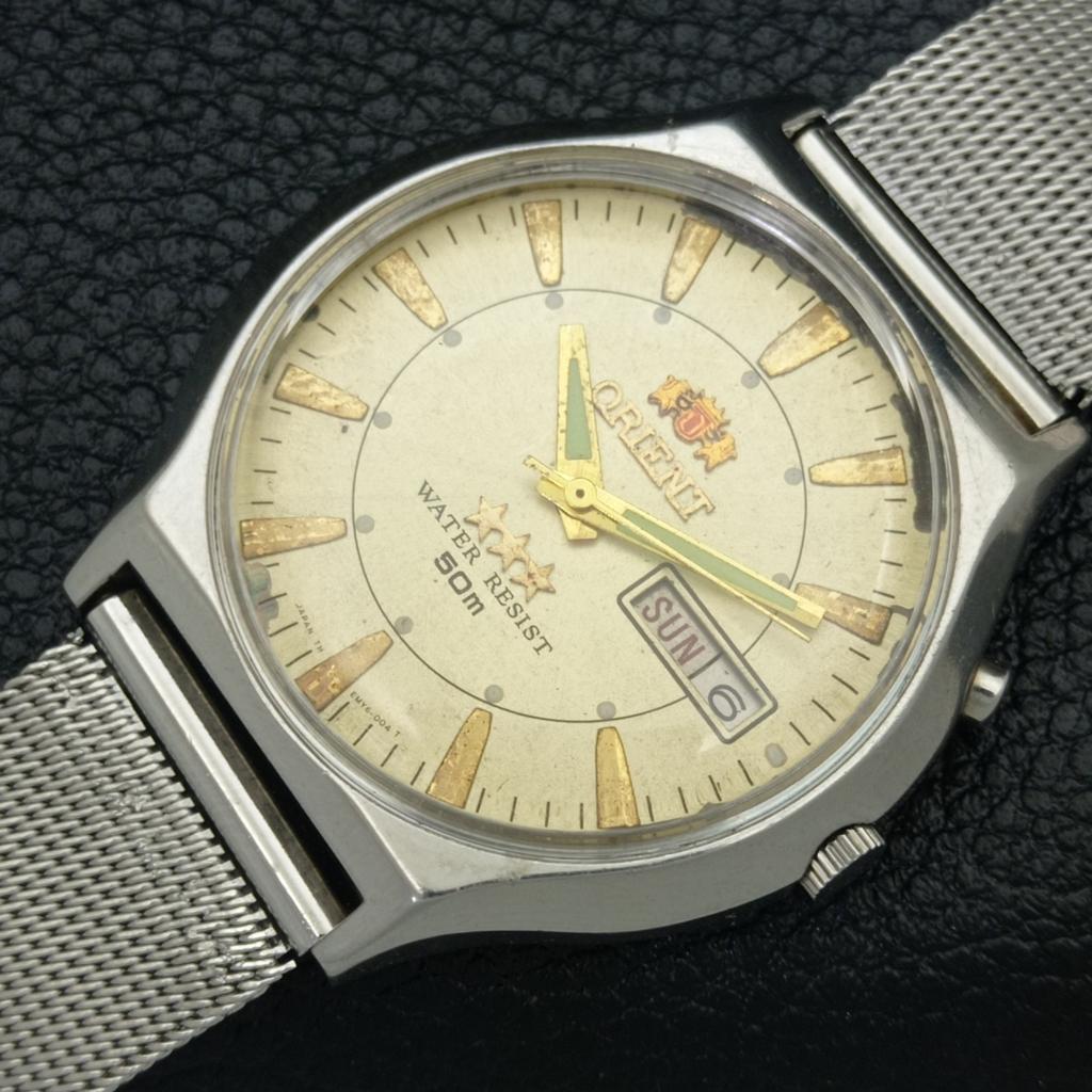 CEAS BĂRBĂTESC AUTOMATIC VINTAGE SECOND-HAND ORIENT 46943 JAPONIA CADRAN ORIGINAL a436621-2 R123a-a436621