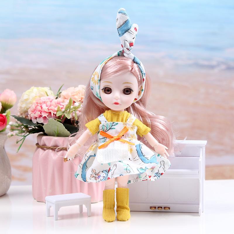 Cute Princess Lolita Doll Set Children Girls Dress Up Play Toy Gift Box