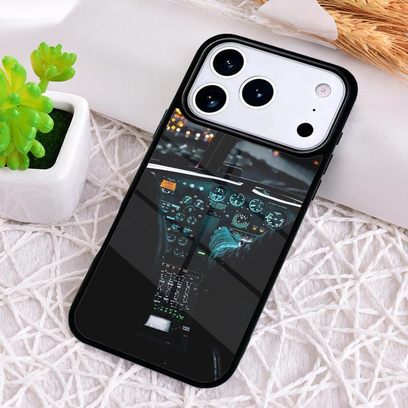 Travel Pilot Shockproof Phone Case for iPhone 17 Air 16e 15 11 12 14 13 Pro Max Cover Coque