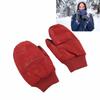 Daunenhandschuhe Wasserdicht Rutschfest Atmungsaktiv Winter Thermisch Warm Schnee-Fäustlinge für Outdoor-Aktivitäten