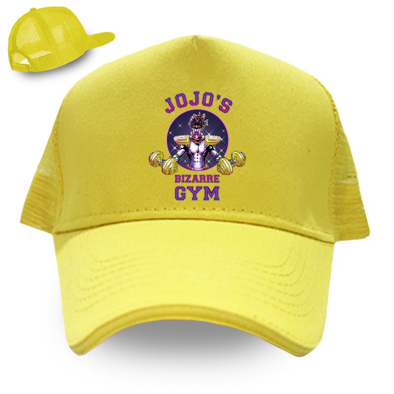 Lustige Unisex Jotaro Kujo Gym Baseball Cap Jojo Bizarre Adventure Unisex Frauen Caps Fashion Hip Hop Hut
