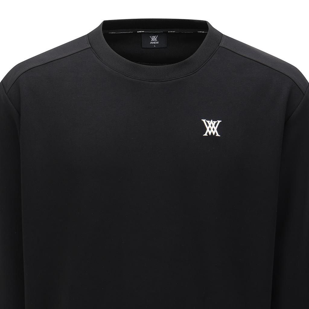 ANEW GOLF Men Fa Essential Sweatshirt_Bk