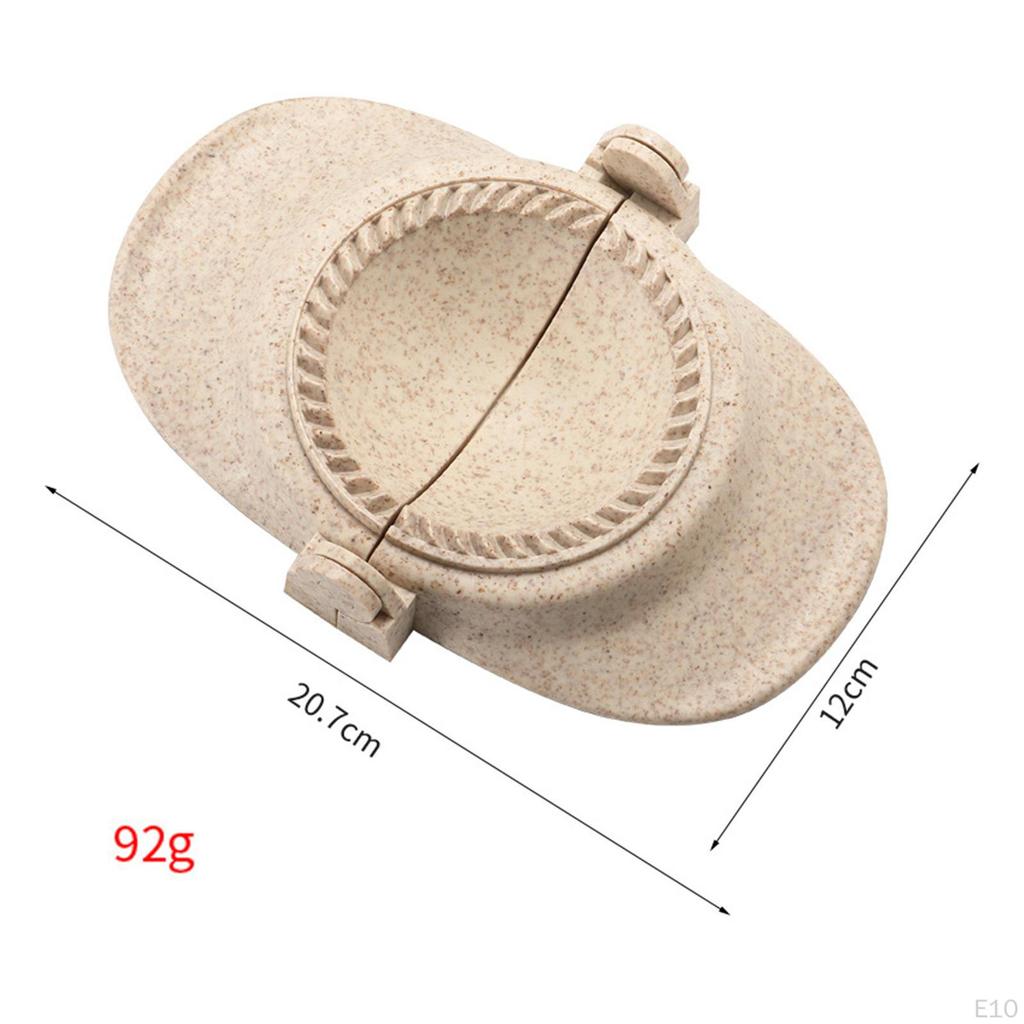 Dumpling Press Machine Wrapper Maker for Kitchen Baking small and beige