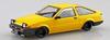 Aoshima Bunka Kyozaisha Raku Plastikový Snap Kit Toyota Sprinter Trueno Custom Žlutý Plastový Model 1/32 č.11CU-YW Barevně kódovaný (Auto)