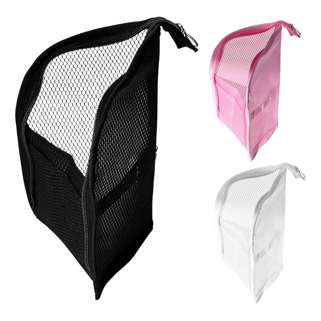 Toothbrush Pouch Stand Up Storage Pouch Waterproof Travel Toiletry Bag with Toothbrush Holder for Women Pen Bathroom Hotel