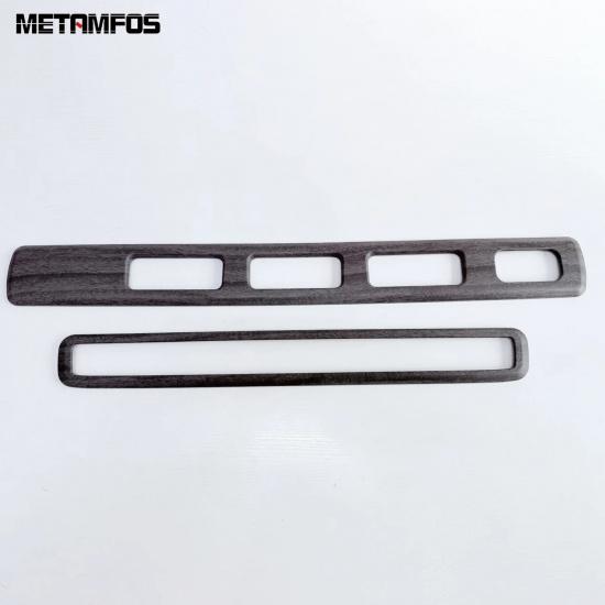 Interior Accessories For Honda Freed 2024 2025 2026 Carbon Fiber Rear Seat Air Conditioner Adjustable Switch Panel Cover Trim