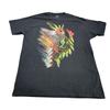 The Mountain Mens 2XL Black Native American Graphic Chief Headdress Unisex T-Shirt