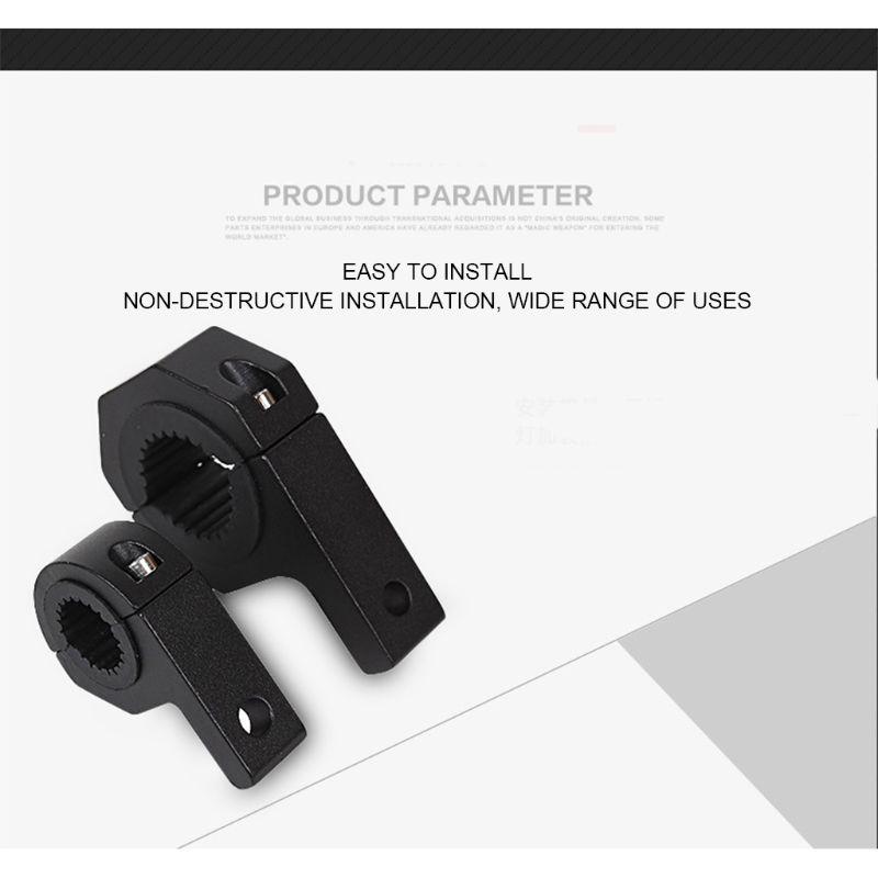 Motorcycle ATV Lower Fork LED Mount Headlight Holder Spotlight Fog Lamp Bracket