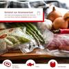 Sacs sous vide compostables - SOLIS - 20 x 30 cm - Réutilisables - Biodégradables - Résistants à la cuisson