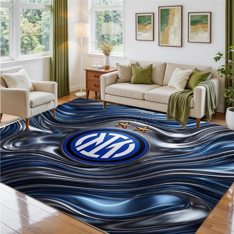 Borussia Dortmund Design Kristall-Samt-Teppich Weich Dekorative Matte für Schlafzimmer Eingang