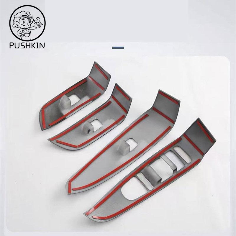 LHD RHD for BYD Sealion 7 Sea Lion 07 EV 2024 2025 ABS Carbon Window Lift Switch Ac Vent Door Handel Cover Gear Shift Panel Trim