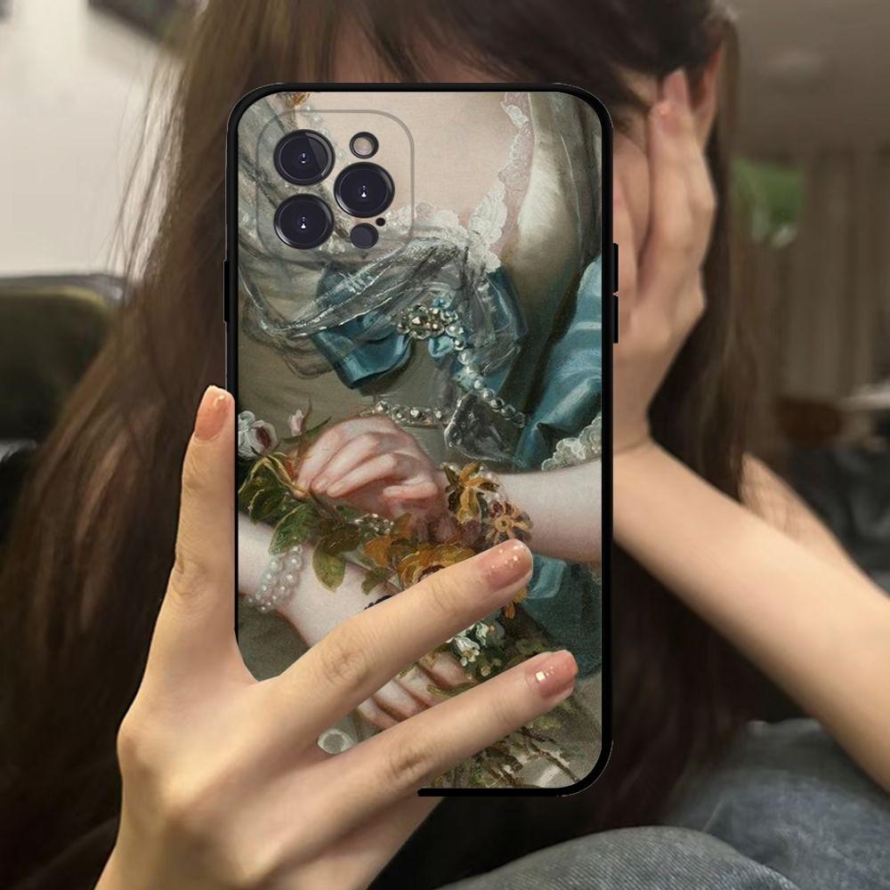 Renaissance Art Phone Case For IPhone 16 15 14 13 12 Mini 11 Pro XS Max X XR SE 6 7 8 Plus Soft Silicone Cover