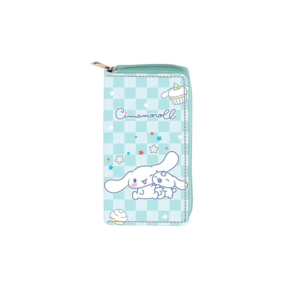 Yugui dog long zipper wallet clutch bag