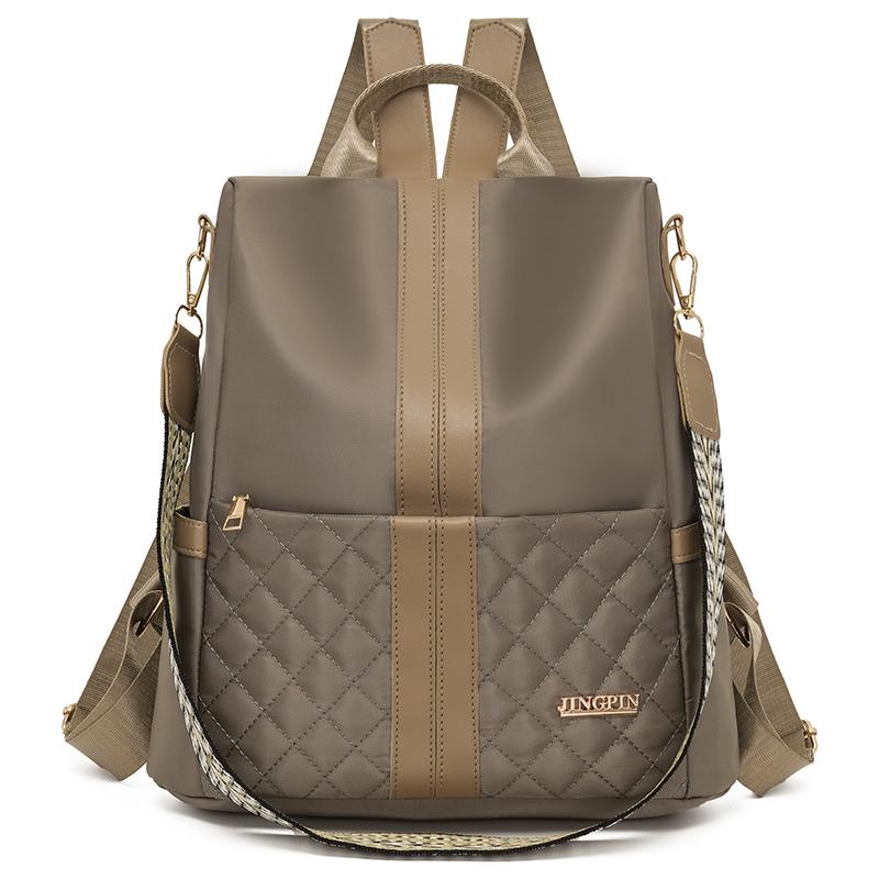 Rhomboid Backpack Women's Large Capacity Lightweight Waterproof Travel Bag Multifunctional Shoulder Bag