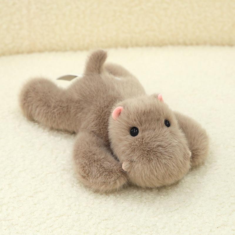 

Lying Flat Series Doll Plush Toy Penguin Dog Dinosaur Doll Children Companion Doll 20-22cm [Mini Unzip Puppet]